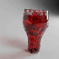 glass with liquid