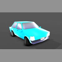 Lowpoly Sedan