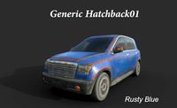 Hatchback01 Rusty Blue