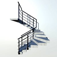 3D Stairs railing