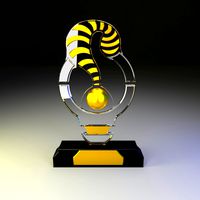 Medal award Low-poly 3D model