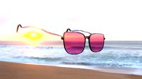Red Crystal Sunglasses
