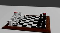 modern chess set