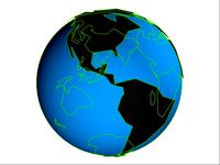 Globe v1.0 low poly