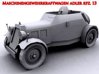 Maschinengewehrkraftwagen adler kfz. 13