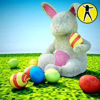 plush easter rabbit