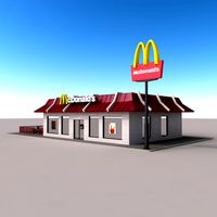 Mc Donald's 3d model