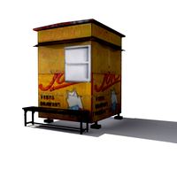 11 Indian Shops Collection Low Poly
