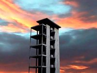 Game Environment Destroyed "A" Building
