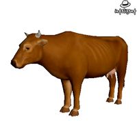 Low Poly Cow(1)