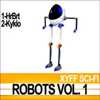 Xyff Sci-Fi Robots - Vol. 1 [Kyklo-Hr.Brt.]