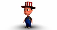 Cartoon Boy with hat