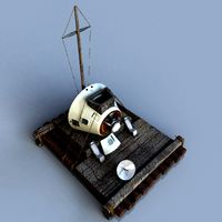 Space Capsule Survival Raft