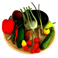 bowl with vegetable