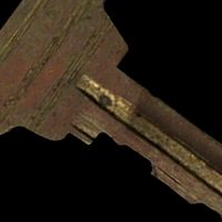 80-Brass key and ring