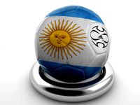 Argentina Soccer ball Max-3ds-C4d