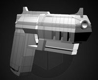 Sci-fi pistol
