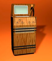 ANTIQUE 1936 TELEVISION TEXTURED.c4d