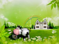 cartoon cow