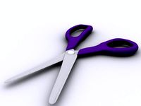 Low Poly Scissors