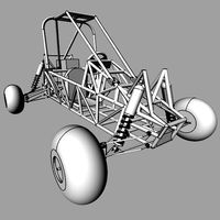 Custom Go Kart for a 175cc Yamaha motor