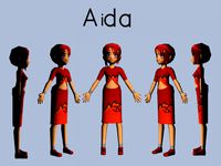 Aida rigged
