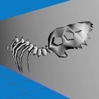 Dinosaur skeleton
