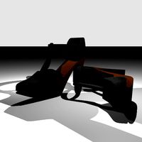 High heel shoes