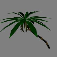 Cartoon Banana Palms - Modular