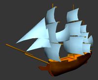 Low Poly Ship