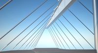 Futuristic Suspension Brige V001