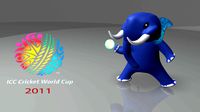 Stumpy the Mascot of the Cricket World Cup 2011
