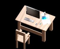 Office with lot of components