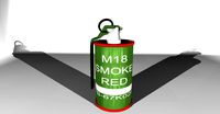 M18 smoke grenade (textured)