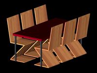 Tisch 6LaÌˆttlistuÌˆhle.c4d