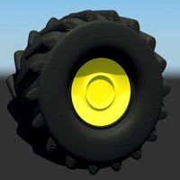 tractor tire and rim