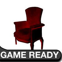 Victorian Chair Red