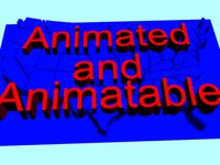 3D USA Map Style A (Animated)