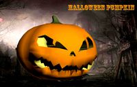 3D Halloween Pumpkin