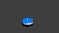 Tea Candle Blue