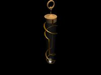 Ornamental Wire Vial