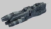 Light Cruiser Preacher class 3D Model