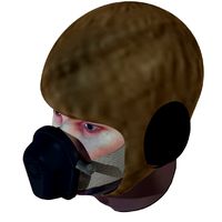 Leather helmet