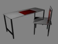 Contemporary Chair and Desk