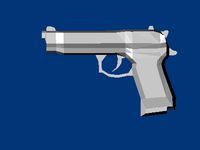 Lowpoly Handgun
