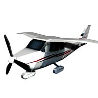 Low polygon airplane