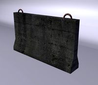 barreira de concreto (c4d)
