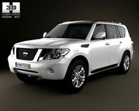 Nissan Patrol 2011 3D Model