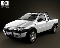 Fiat Strada III 2004 3D Model