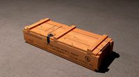 Wooden Ammo Crate for 120 mm Tank Shells